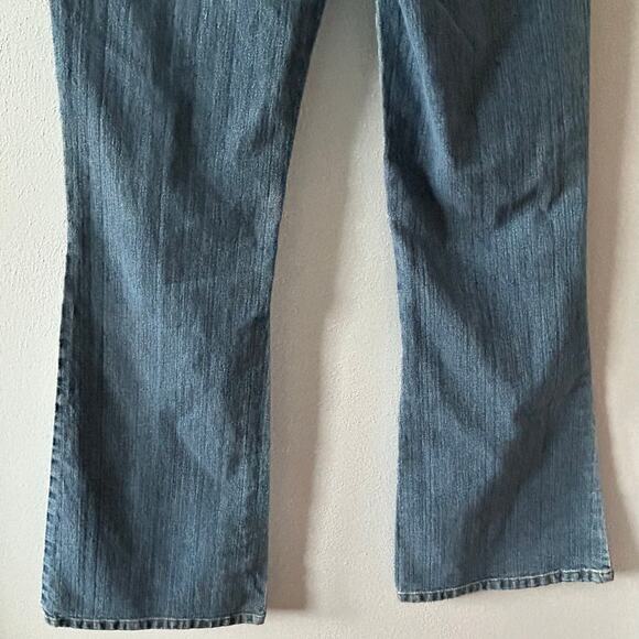 Y2K Bubblegum American Flavour Low Rise Flair Bottom Jeans Sz 3/4 - Picture 6 of 16